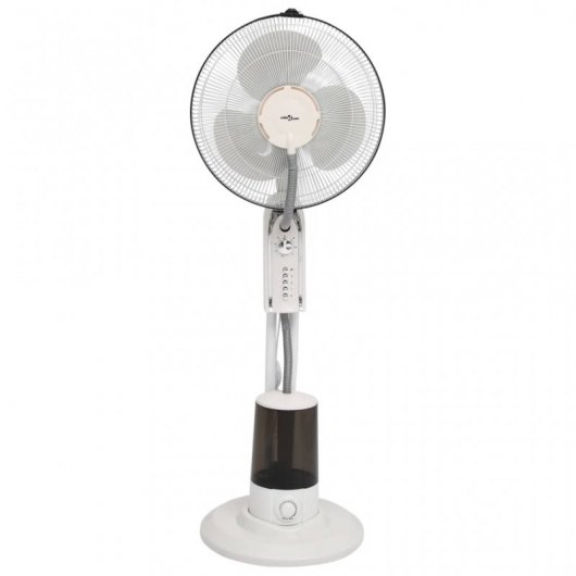 VidaXL Ventilador Nebulizador de Pie 75W Blanco