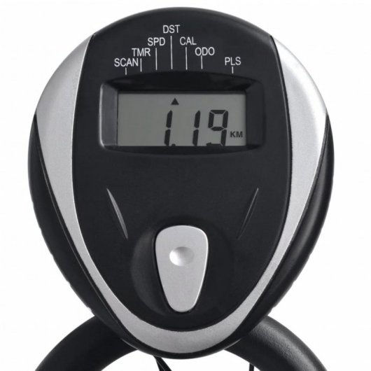 VidaXL Bicicleta Training com Sensores de Pulso Preta/Vermelha