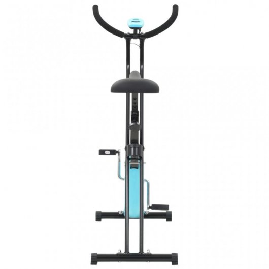 VidaXL X-Bike Bicicleta Estática con Resistencia de Cinta Azul
