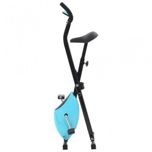 VidaXL X-Bike Bicicleta Estática con Resistencia de Cinta Azul