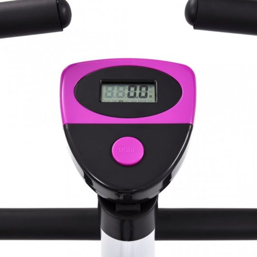 VidaXL Bicicleta Estática com Resistência de Cinta Roxa