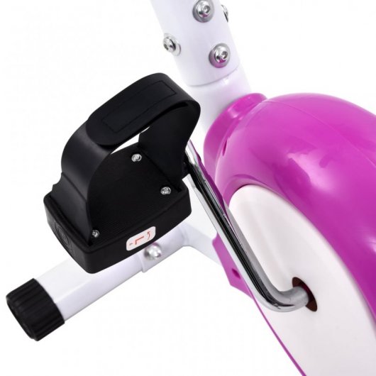 VidaXL Bicicleta Estática com Resistência de Cinta Roxa