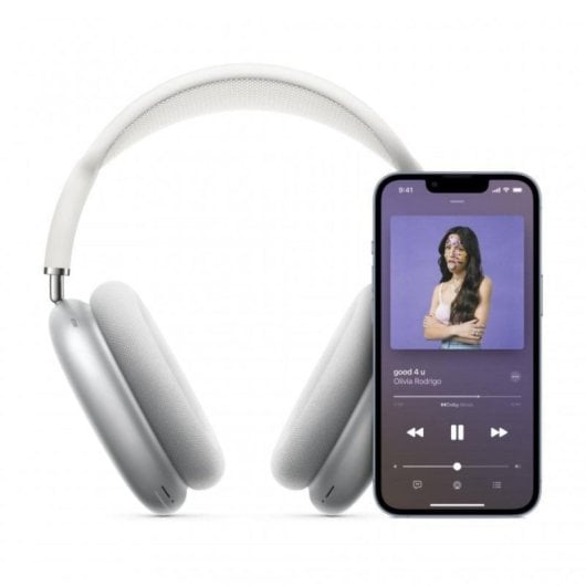 Auricolari Apple AirPods Max wireless Bluetooth con Cancellazione Attiva del Rumore, Microfono, Grigio