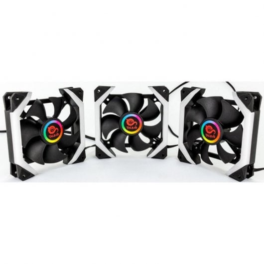 Talius Shield Spectrum Pack 3 Ventilateurs 120 mm + Unité de Contrôle ...