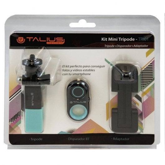 Treppiede Talius TRI01 + kit telecomando Bluetooth Blu