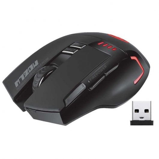 Scorpion MA-M720W Kabellose Gaming-Maus 4800 DPI Schwarz