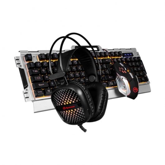 Scorpion MA-CM303 Pack Gaming Teclado + Ratón + Auriculares