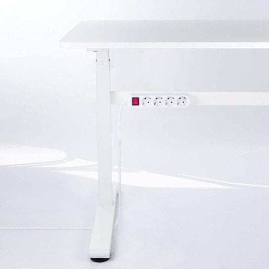 Régua de tomadas Nanocable 4 Tomadas com Proteção Infantil e Interruptor Cabo 1,4 m Branco