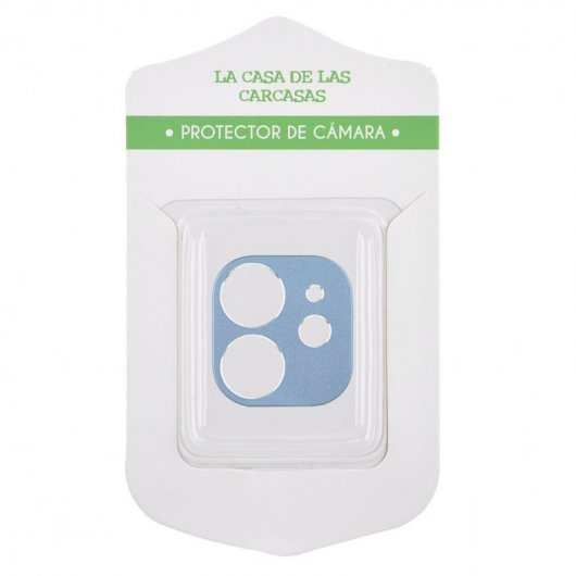 Protector de Cámara Metálico para iPhone 11 Azul Claro