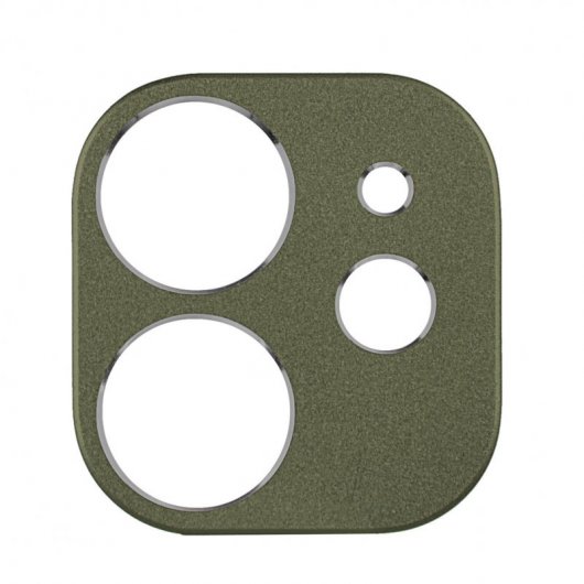 Protector de Cámara Metálico para iPhone 11 Verde Caza