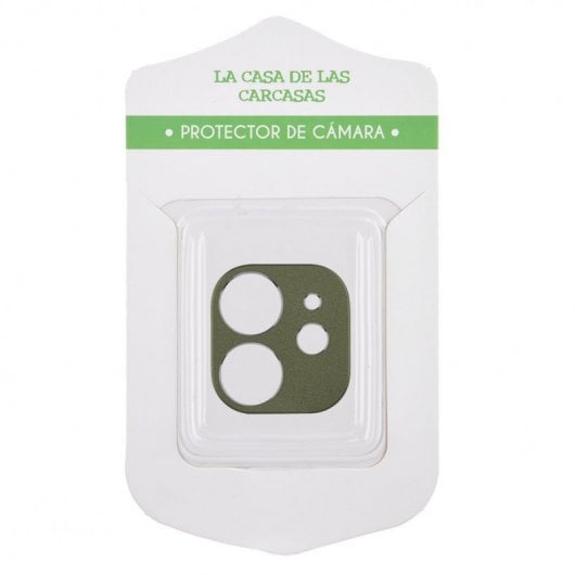 Protector de Cámara Metálico para iPhone 11 Verde Caza