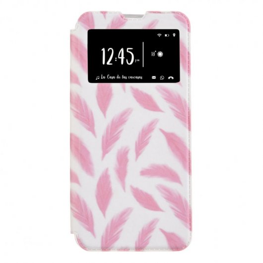 Funda Libro Plumas para Samsung Galaxy A21s
