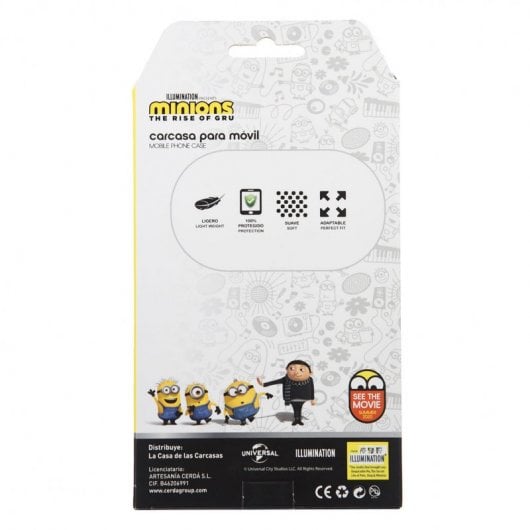 Funda Oficial de Los Minions Caras Los Minions para Samsung Galaxy A21S