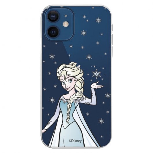 Funda Oficial de Disney Elsa Transparente Frozen para iPhone 12