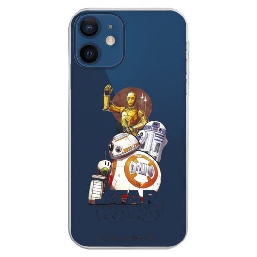 Funda Oficial de Star Wars Personajes Robots para iPhone 12