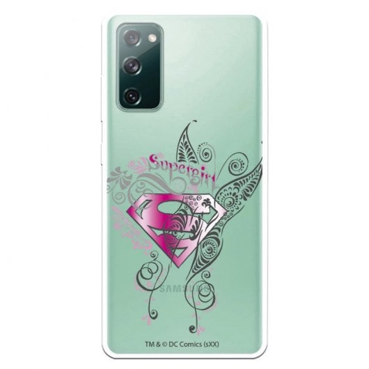 Funda Oficial de DC Comics Supergirl Escudo Dibujo para Samsung Galaxy S20 FE