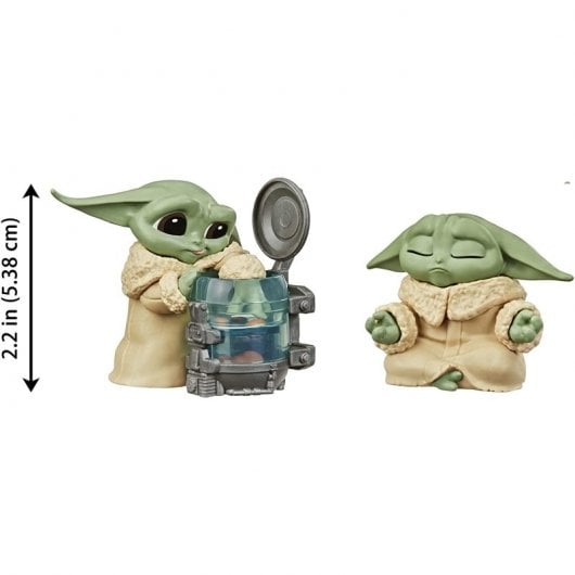 Hasbro Star Wars The Bounty Collection Set de 2 Figuras de 5.5 cm Niño Curioso y Meditación