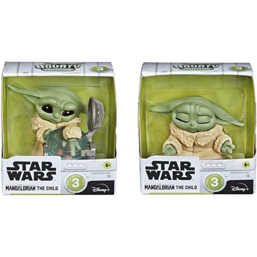 Hasbro Star Wars The Bounty Collection Set de 2 Figuras de 5.5 cm Niño Curioso y Meditación
