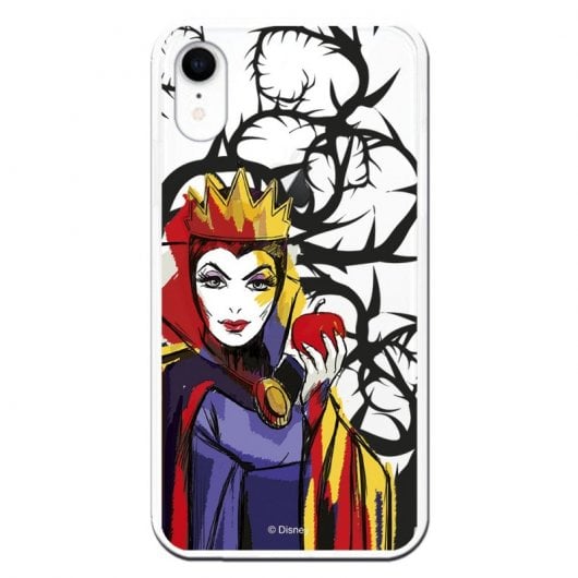 Funda Oficial Disney Madrastra Blancanieves Transparente para iPhone XR