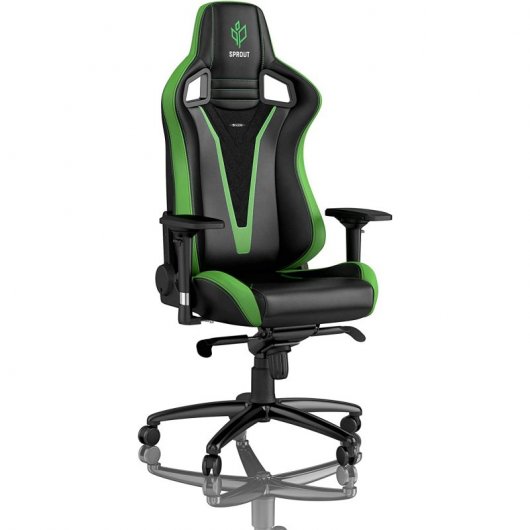 Noblechairs Epic Sprout Edition Silla Gaming Cuero Sintético Negra/Verde