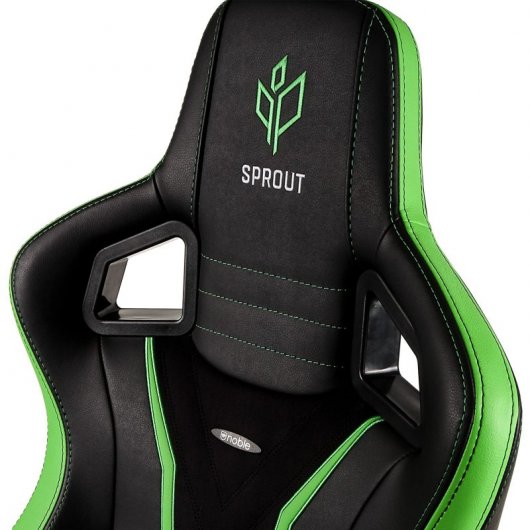 Noblechairs Epic Sprout Edition Silla Gaming Cuero Sintético Negra/Verde