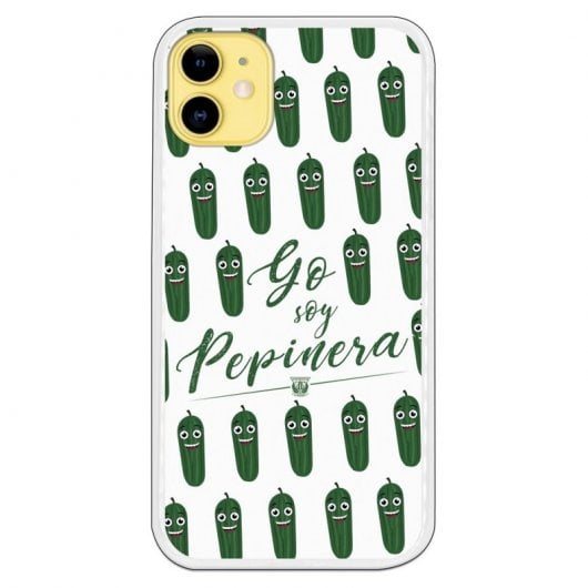 Funda Yo Soy Pepinera Blanca del Leganés para iPhone 11