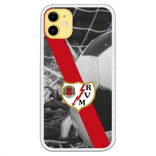Funda Licencia Oficial Rayo Vallecano de Madrid Fondo Balón para iPhone 11