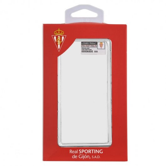Funda Licencia Oficial Real Sporting de Gijón Fondo Rojiblanco para iPhone 11