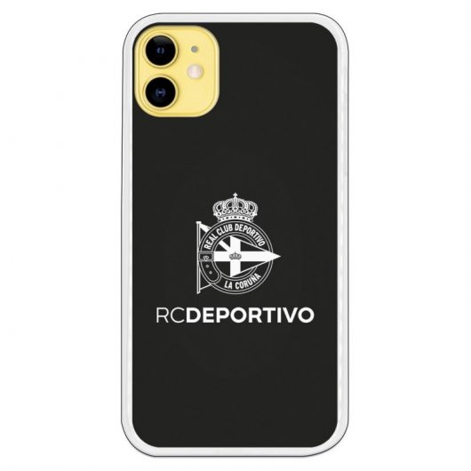 Funda Licencia Oficial RC Deportivo de La Coruña Escudo Monocromo para iPhone 11