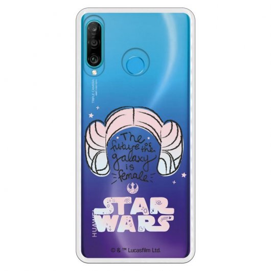 Funda Oficial de Star Wars SW The Future Of The Galaxy Transparente para Huawei P30 Lite