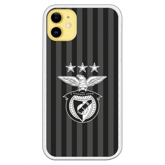 Funda Licencia Oficial Benfica Escudo Franjas Negras para iPhone 11