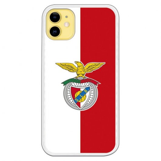 Funda Licencia Oficial Benfica Escudo Fondo Bicolor para iPhone 11