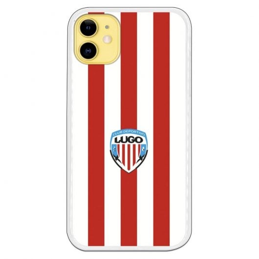 Funda Licencia Oficial C.D Lugo Roja y Blanca para iPhone 11