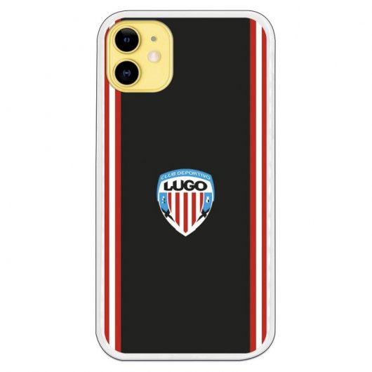 Funda Licencia Oficial C.D Lugo Escudo Fondo Negro para iPhone 11