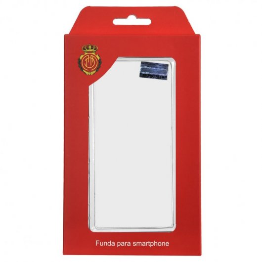 Funda Licencia Oficial RCD Mallorca Diagonales Transparente para iPhone XR