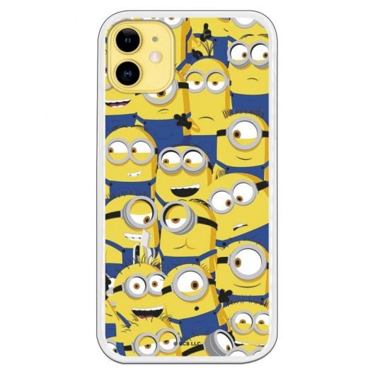Funda Oficial de Universal Los Minions Caras para iPhone 11