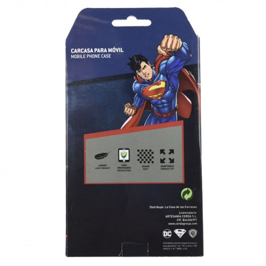 Funda Oficial de DC Comics Supergirl Escudo Transparente para Samsung Galaxy A12