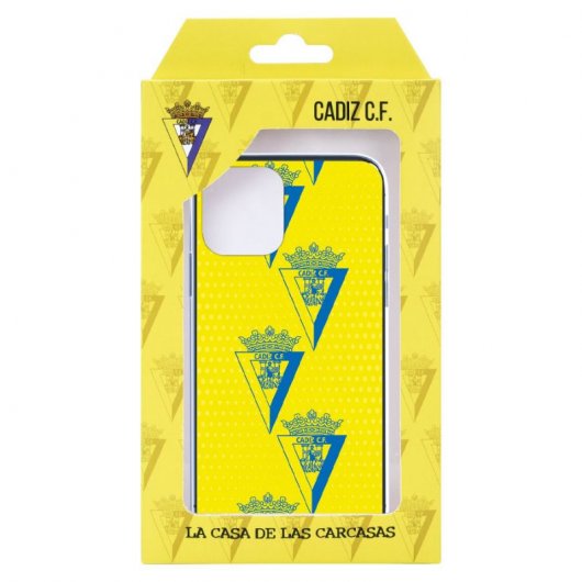 Funda del Cádiz Escudo Patrón Lineal Licencia Oficial Cádiz CF para iPhone 12