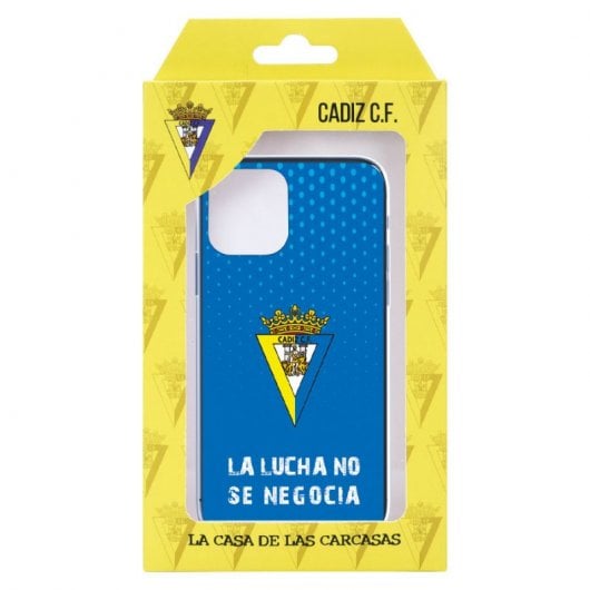 Funda del Cádiz "La Lucha No Se Negocia" Licencia Oficial Cádiz CF para iPhone 12