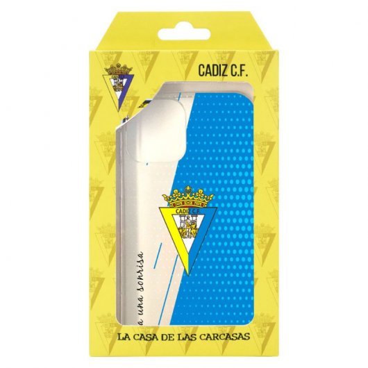 Funda Esboza una sonrisa Licencia Oficial Cádiz CF para iPhone 12