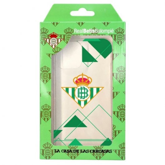 Funda del Betis Escudo Fondo transparente Licencia Oficial Real Betis Balompié para iPhone 12