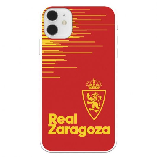 Funda Licencia Oficial Real Zaragoza Fondo Rojo para iPhone 11