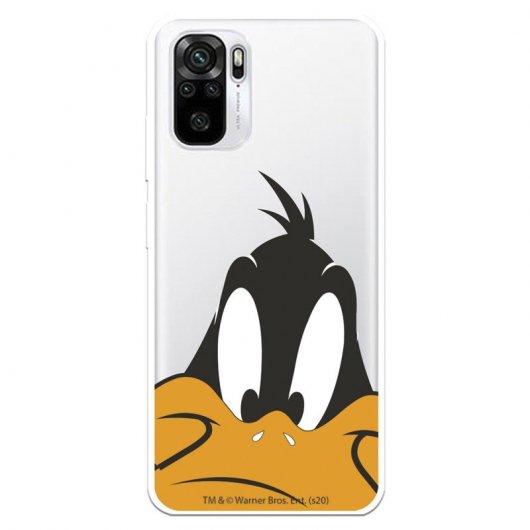 Funda Oficial de Warner Bros Pato Lucas Silueta Transparente Looney Tunes para Xiaomi Redmi Note 10