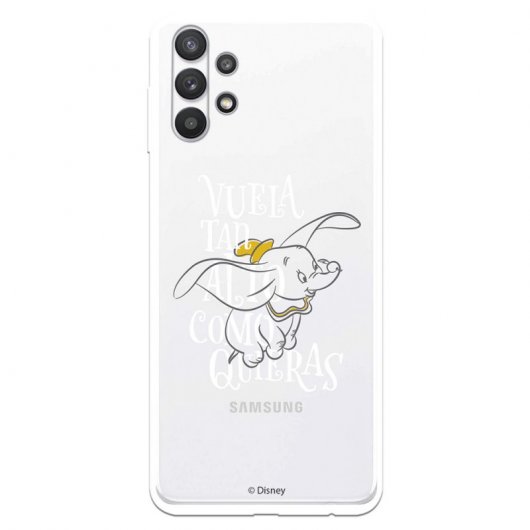 Funda Oficial de Disney Dumbo Vuela tan Alto Dumbo para Samsung Galaxy A32 5G