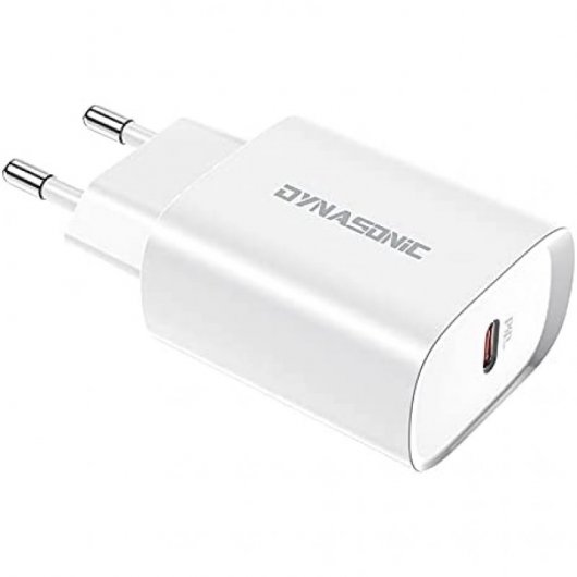Chargeur Dynasonic USB-C 20W Blanc