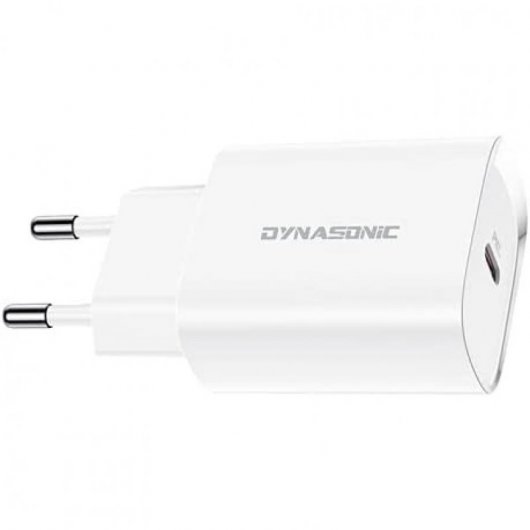 Chargeur Dynasonic USB-C 20W Blanc