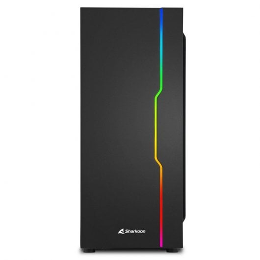 Sharkoon RGB Slider ATX Cristal Templado USB 3.0 ARGB Negra