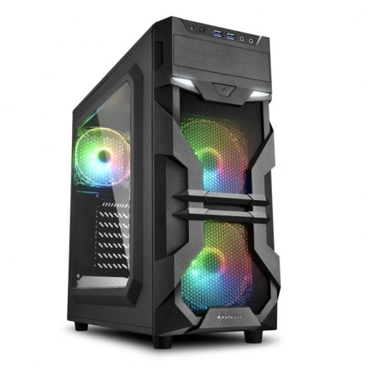 Sharkoon VG7-W RGB ATX Acrílico USB 3.0 ARGB Preta