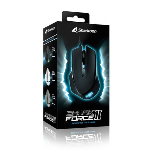 Mouse da gioco Sharkoon Shark Force II 4200 DPI Nero