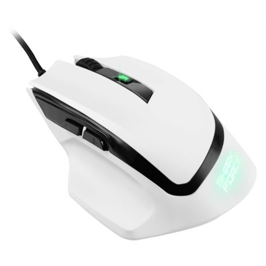 Mouse da gioco Sharkoon Shark Force II 4200 DPI bianco